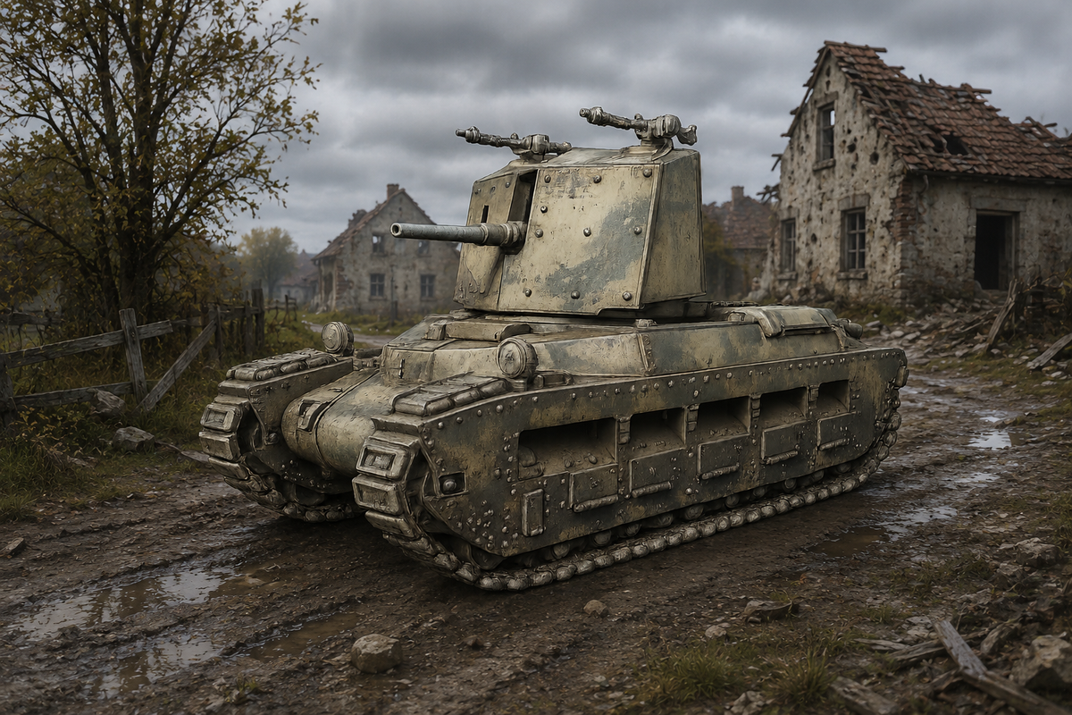 5 cm KwK 38 L/42 auf Infanterie-Panzerkampfwagen Mk II 748(e) „Oswald“