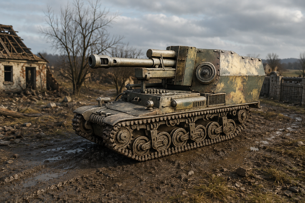 10,5-cm-le.F.H. 18/4 (Sf.) auf Geschützwagen Lorraine Schlepper (f)