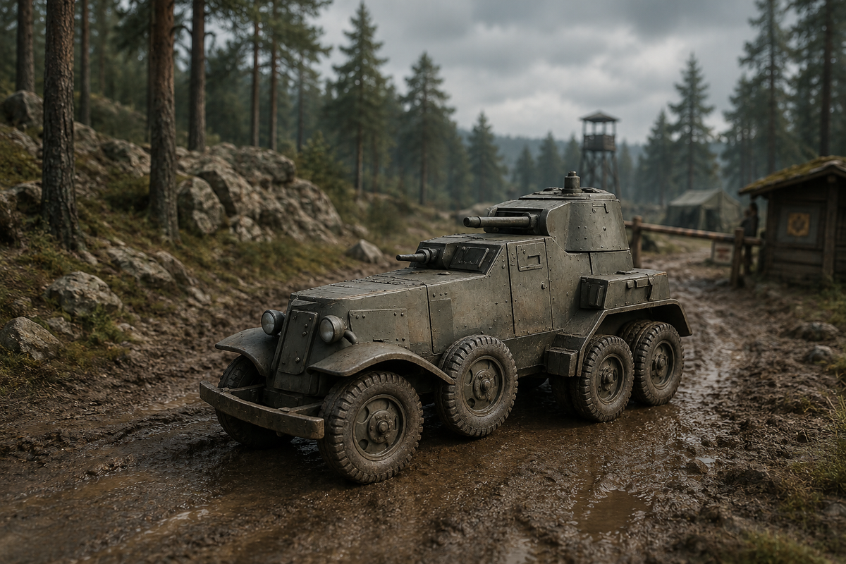 Beutespähwagen BA-10M mit 2-cm-KwK 30 L/55