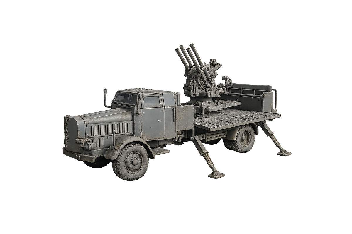 Mercedes-Benz L 4500 A als Flakwagen mit 2-cm-Flakvierling 38 Aktiv-Modus
