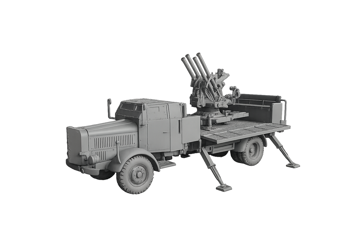 Mercedes-Benz L 4500 A als Flakwagen mit 2-cm-Flakvierling 38 Aktiv-Modus