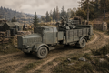 Mercedes-Benz L 4500 A als Flakwagen mit 2-cm-Flakvierling 38 Transport-Modus