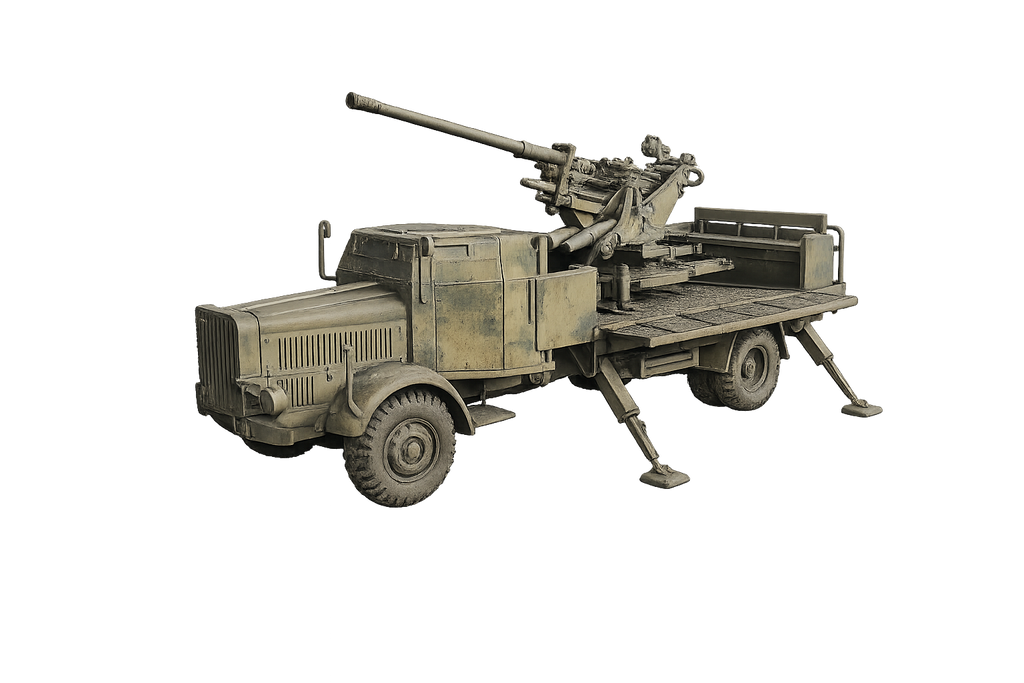 Mercedes-Benz L 4500 A als Flakwagen mit 3,7-cm-Flak 37 Aktiv-Modus