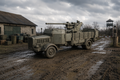 Mercedes-Benz L 4500 A als Flakwagen mit 3,7-cm-Flak 37 Transport-Modus