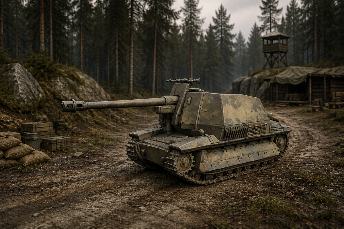 Pak 40 auf Panzerkampfwagen 737 FCM (f)