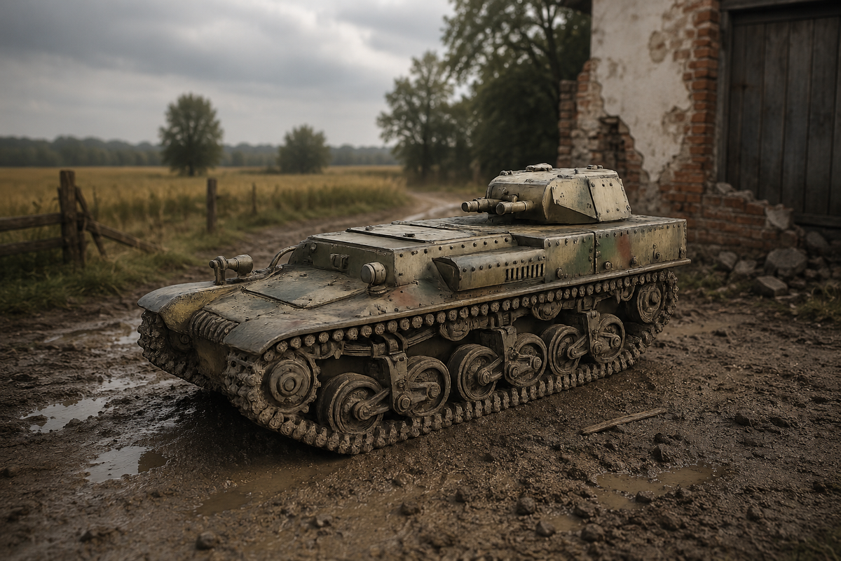 Panzer-I-Turm auf Lorraine Schlepper (f)