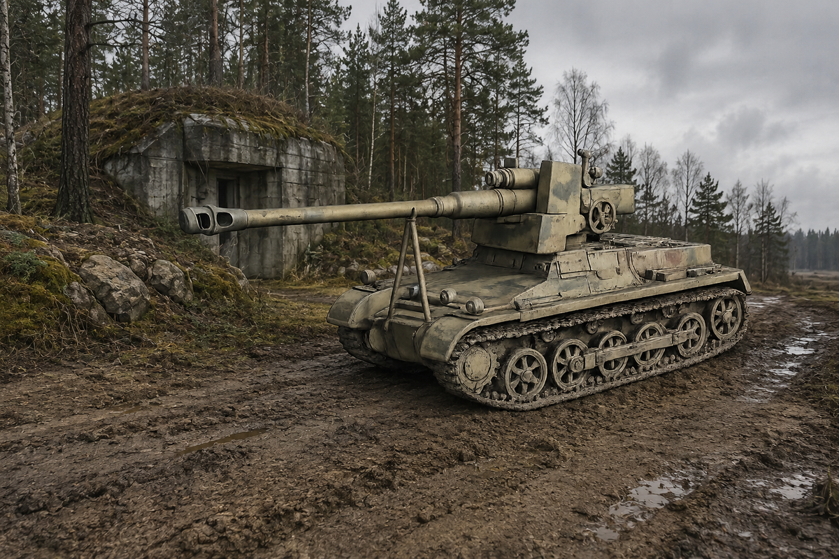 Panzer I Ausf. B mit 7,5-cm-StuK 40 L/48