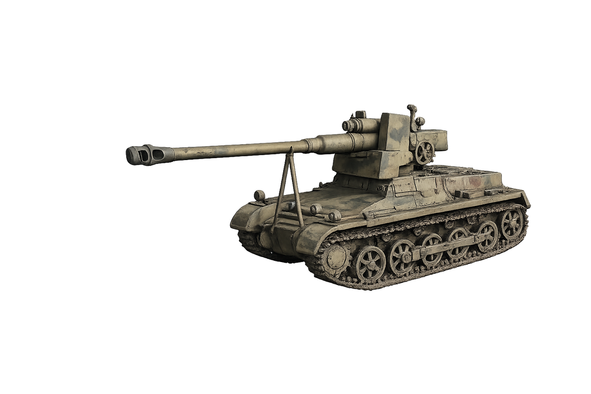 Panzer I Ausf. B mit 7,5-cm-StuK 40 L/48