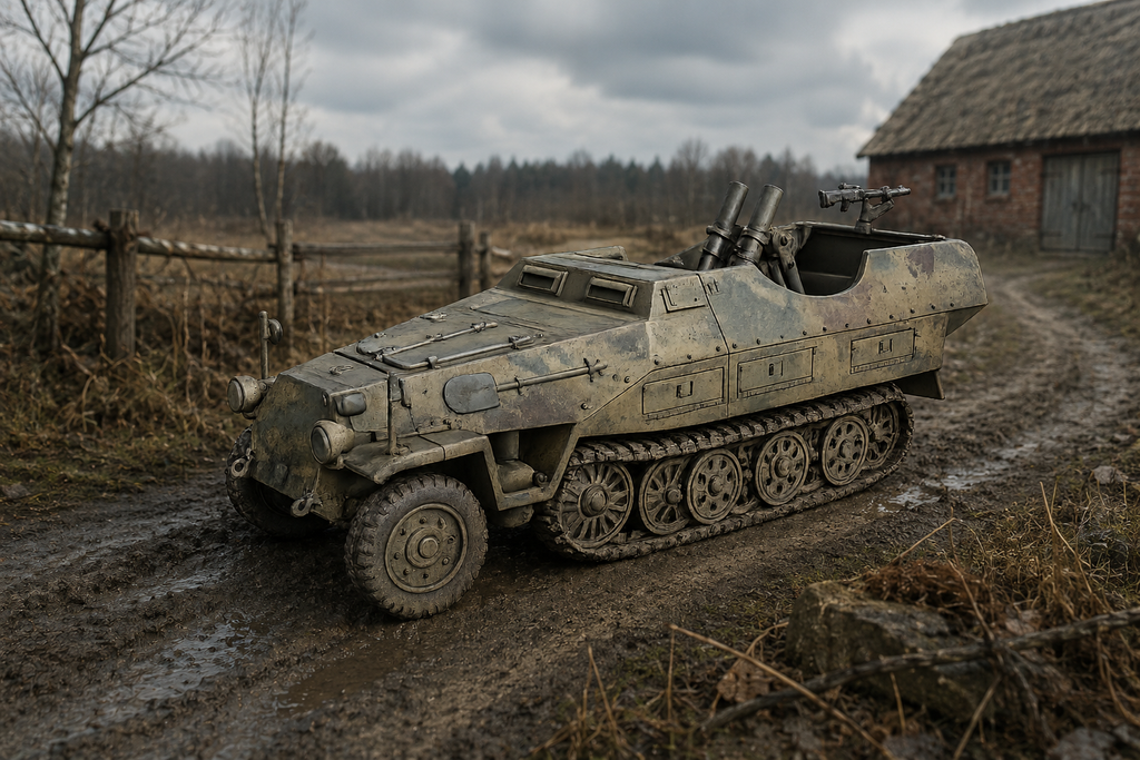 Sd.Kfz. 251 Ausf. D mit Zwilling 12-cm-Granatwerfer 42