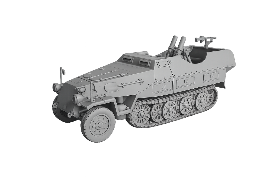 Sd.Kfz. 251 Ausf. D mit Zwilling 12-cm-Granatwerfer 42