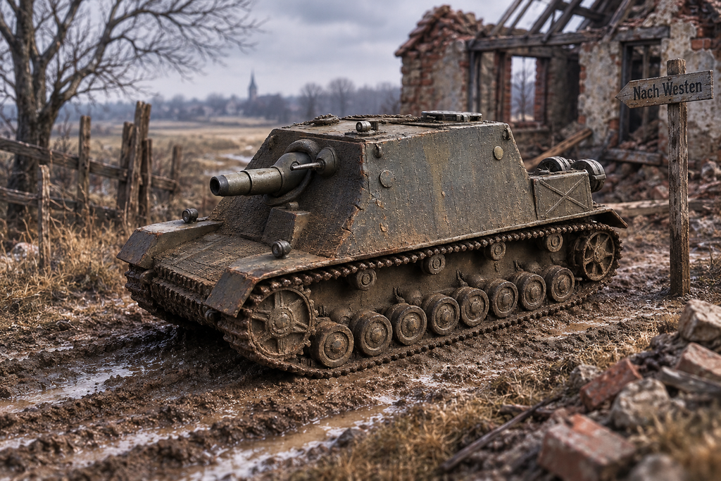 Sd.Kfz. 166 „Brummbär“ Sturmpanzer 43 und StuPa Späte Produktion mit Zimmerit