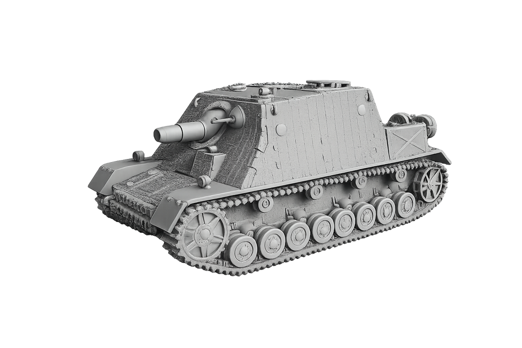 Sd.Kfz. 166 „Brummbär“ Sturmpanzer 43 und StuPa Späte Produktion mit Zimmerit