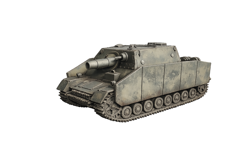 Sd.Kfz. 166 „Brummbär“ Sturmpanzer IV mit seitlichen Schürzen