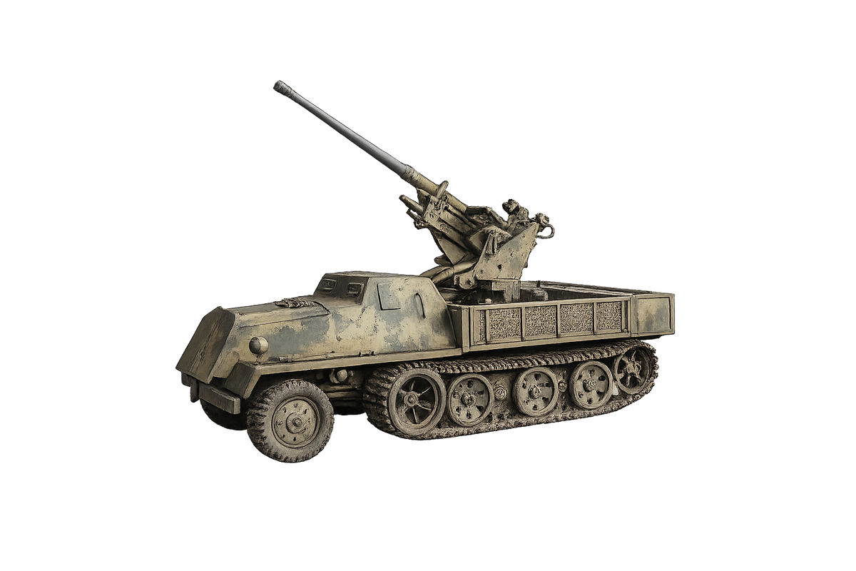 sWS Schwerer Wehrmachtschlepper Gepanzerte Ausführung mit 3,7-cm-Flak 37