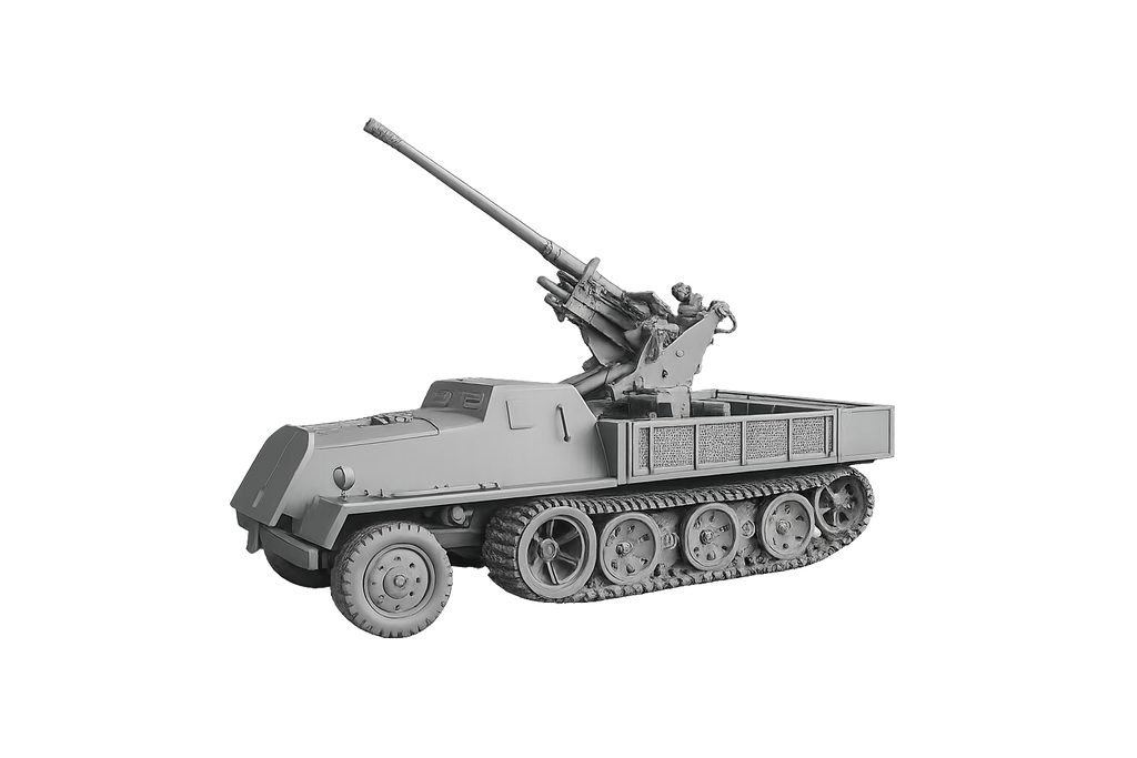 sWS Schwerer Wehrmachtschlepper Gepanzerte Ausführung mit 3,7-cm-Flak 37
