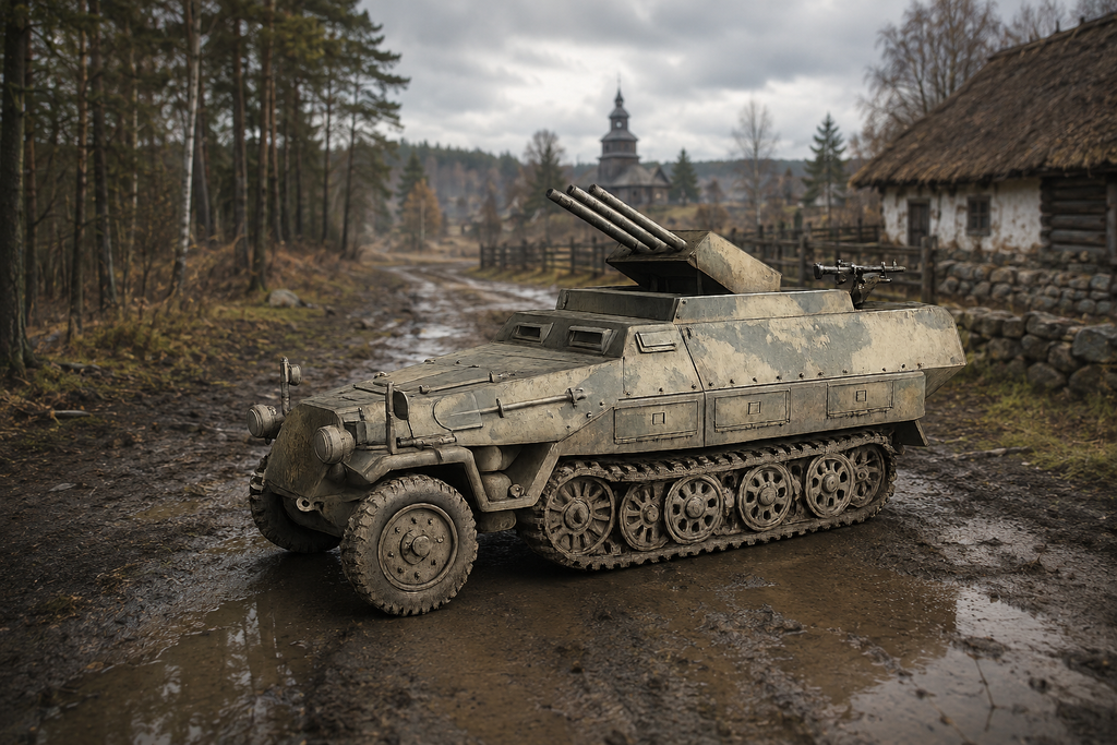 Sd.Kfz. 251/21 Ausf. D Mittlerer Schützenpanzerwagen mit Drilling MG 151