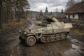 Sd.Kfz. 251/21 Ausf. D Mittlerer Schützenpanzerwagen mit Drilling MG 151
