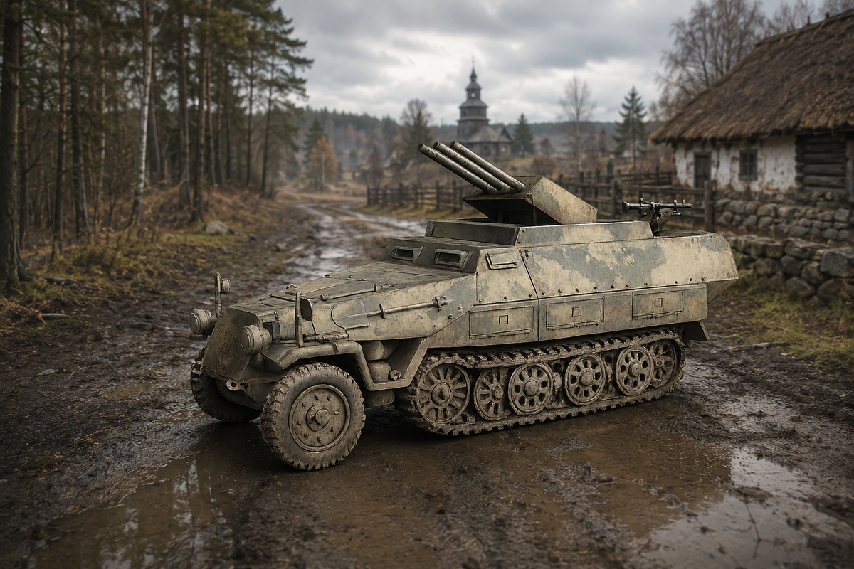 Sd.Kfz. 251/21 Ausf. D Mittlerer Schützenpanzerwagen mit Drilling MG 151