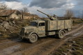 Opel Blitz mit 4-cm-Flak 28 Mobiles Flugabwehrfahrzeug beziehungsweise Feldumbau Aktiv-Modus