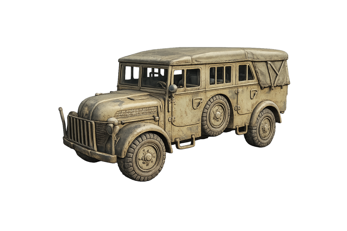 Steyr 1500A Geländegängiger Mannschafts- und Transportwagen Verdeck geschlossen