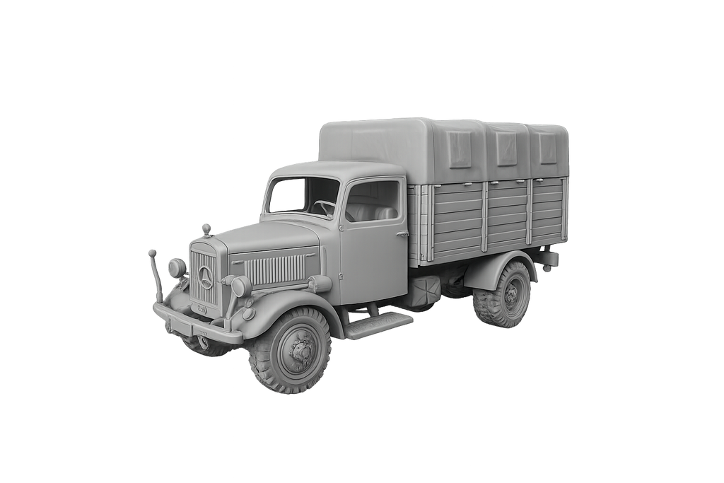 Mercedes-Benz L 3000 Lastkraftwagen der 3-Tonnen-Klasse Pritsche mit Planenaufbau