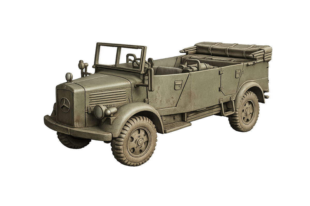 Kfz. 70 Mercedes-Benz L 1500 A Mannschaftskraftwagen geöffnetem Verdeck