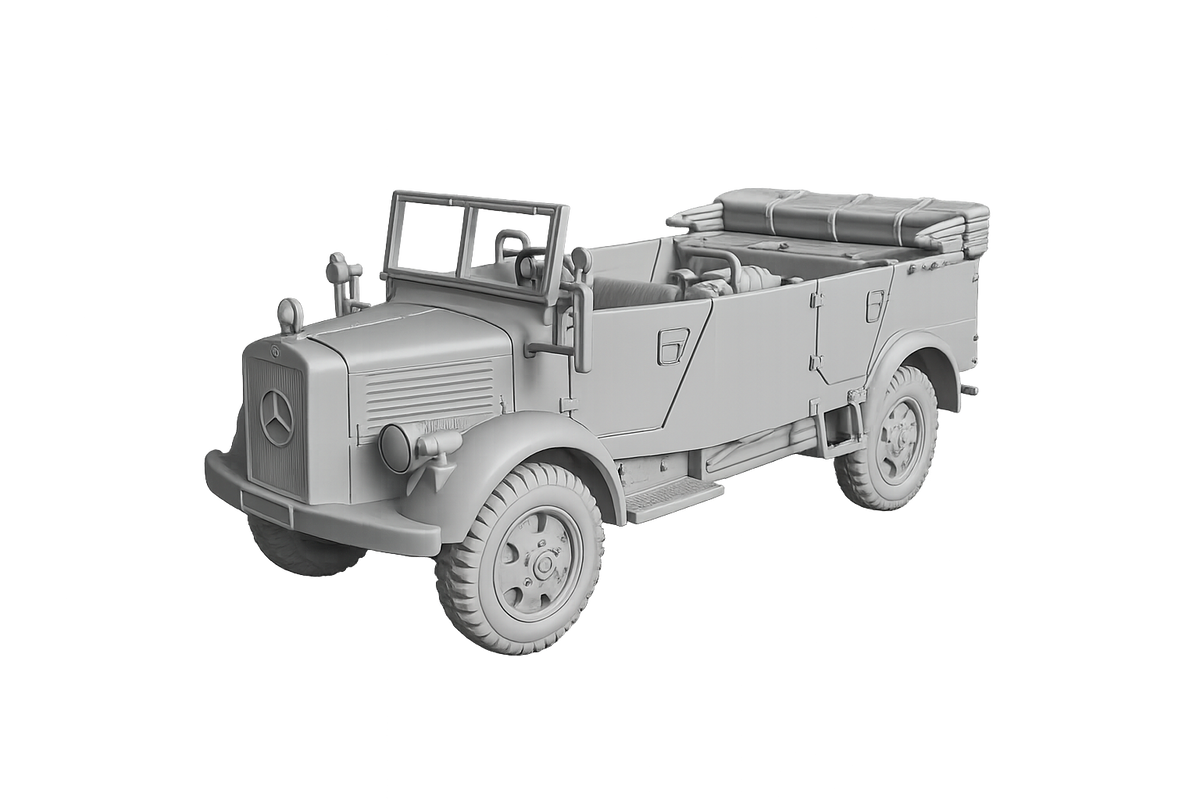 Kfz. 70 Mercedes-Benz L 1500 A Mannschaftskraftwagen geöffnetem Verdeck