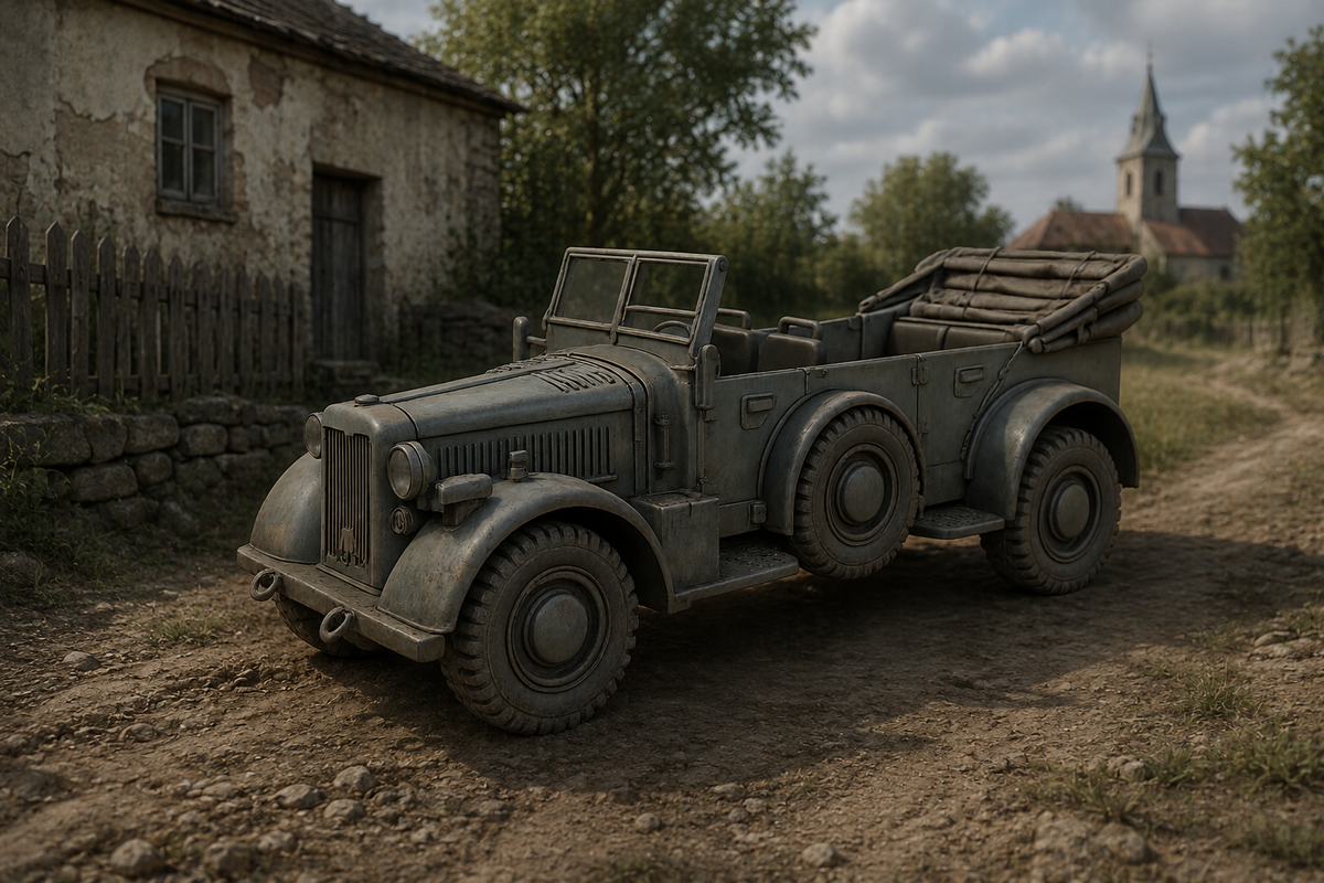 Kfz. 15 Mittlerer geländegängiger Einheits-Pkw Horch 901 Nachrichten- und Verbindungsfahrzeug