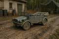 Horch 108 Typ 40 Schwerer geländegängiger Einheits-Pkw Verdeck offen