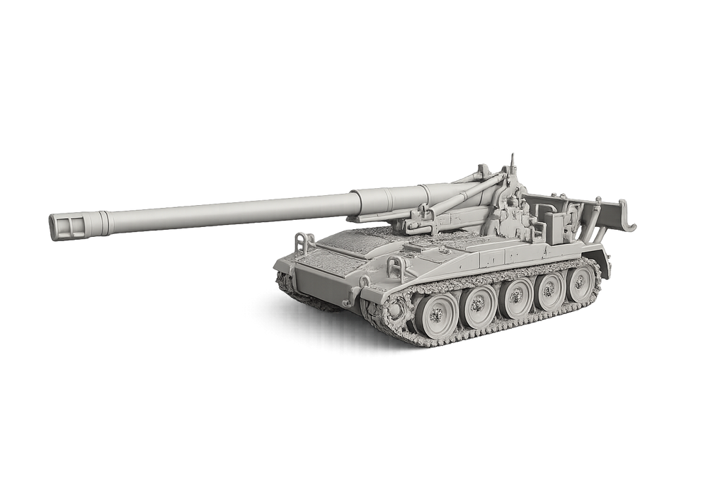 M110A2 Schwere Selbstfahrlafette Transport-Modus