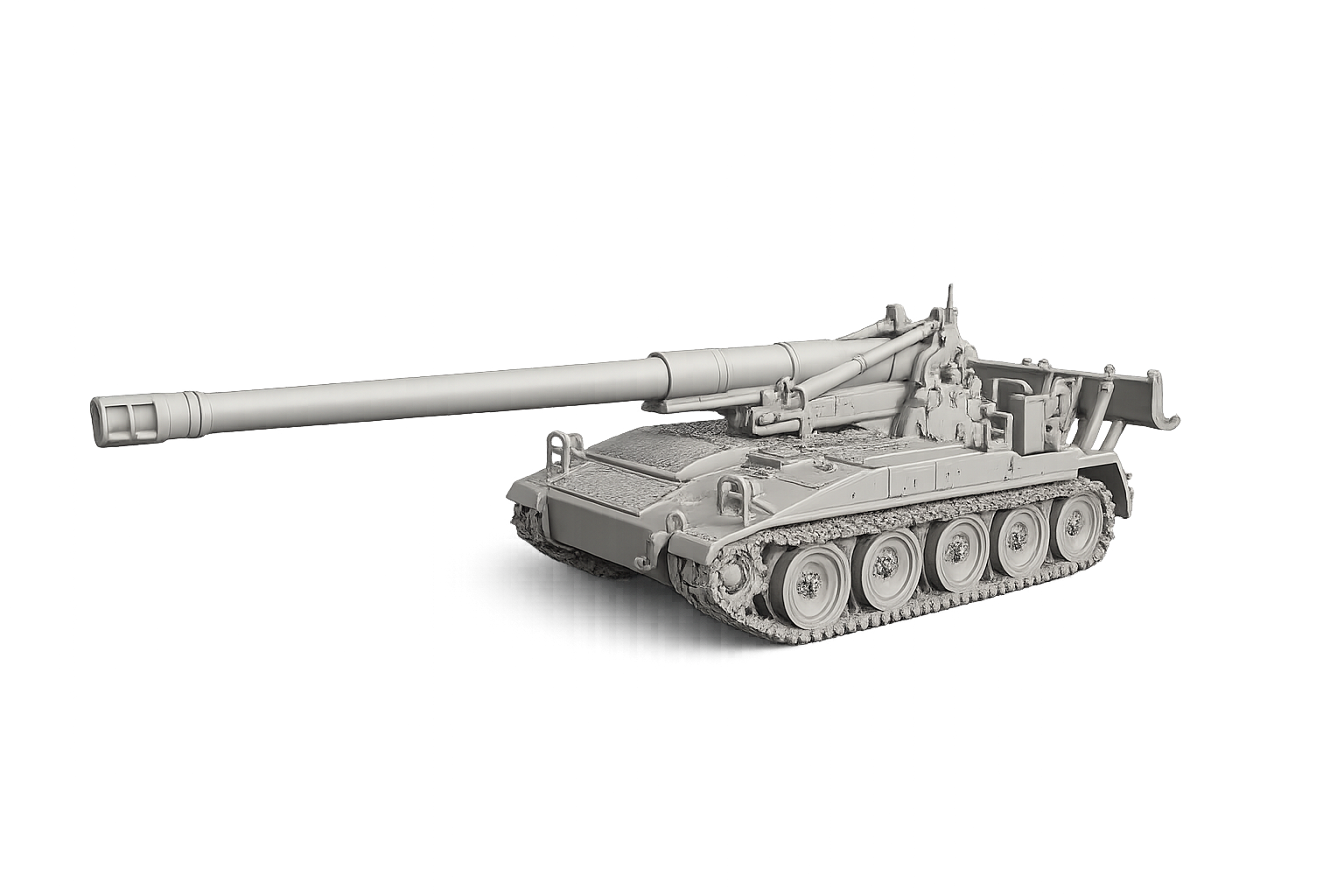 M110A2 Schwere Selbstfahrlafette Transport-Modus