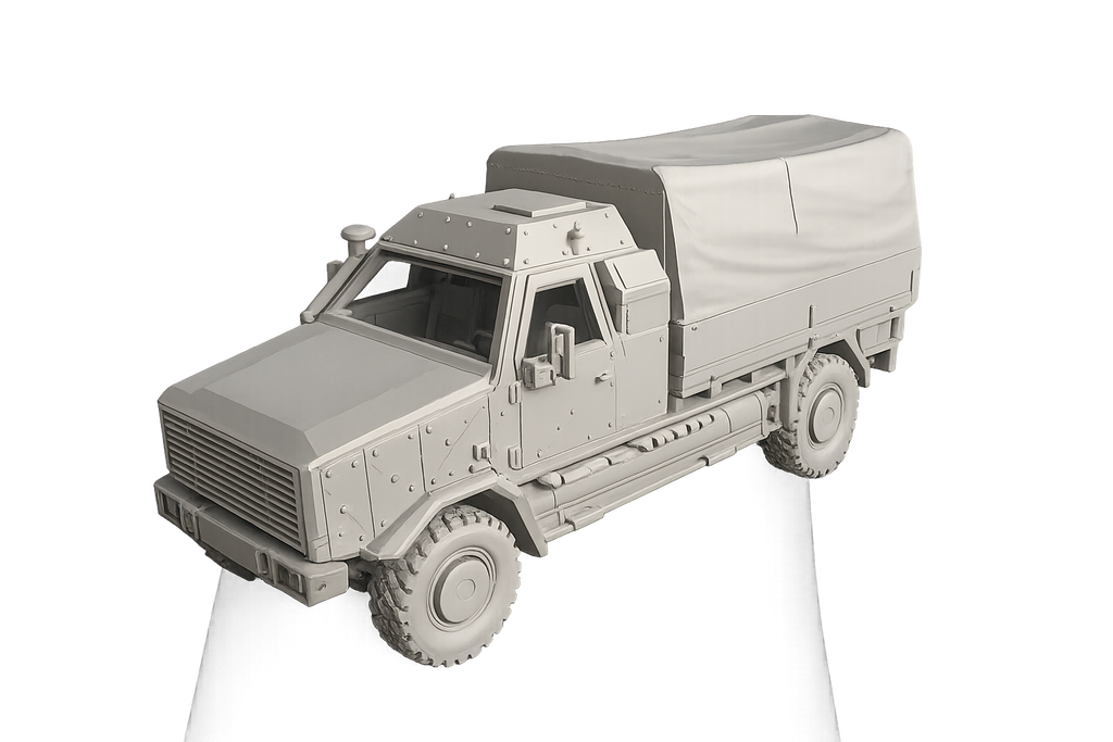 ATF Dingo 2 Geschütztes Transport- und Logistikfahrzeug Pritsche mit Planenaufbau