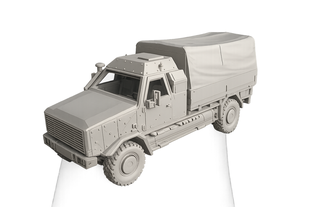 ATF Dingo 2 Geschütztes Transport- und Logistikfahrzeug Pritsche mit Planenaufbau