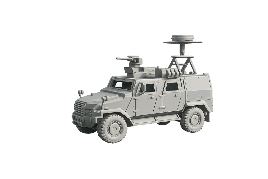 MOWAG EAGLE V 4x4 EMU Geschütztes taktisches Aufklärungs- und Überwachungsfahrzeug EMU ausgefahren