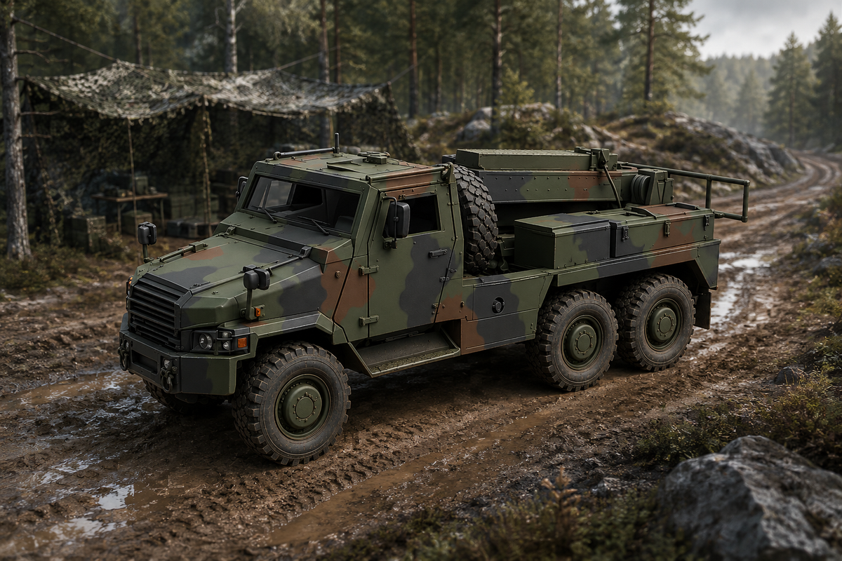 MOWAG EAGLE V BAT Geschütztes militärisches Bergungs- und Abschleppfahrzeug