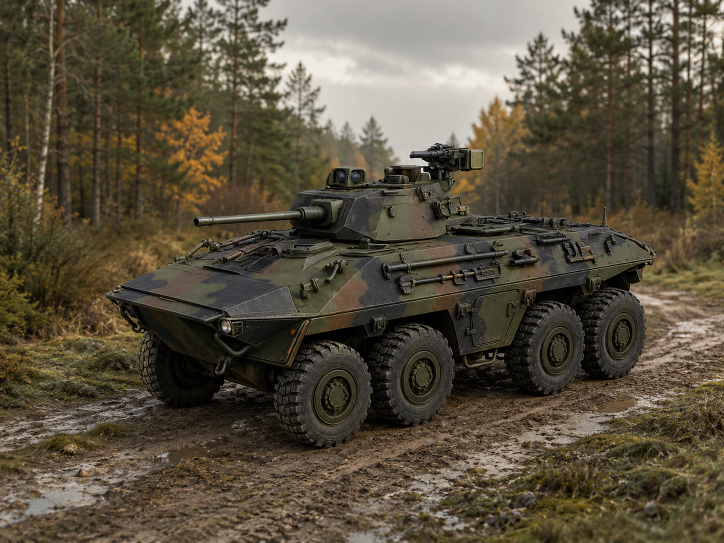 SpPz 2 Spähpanzer Luchs Gepanzerter Radspähpanzer