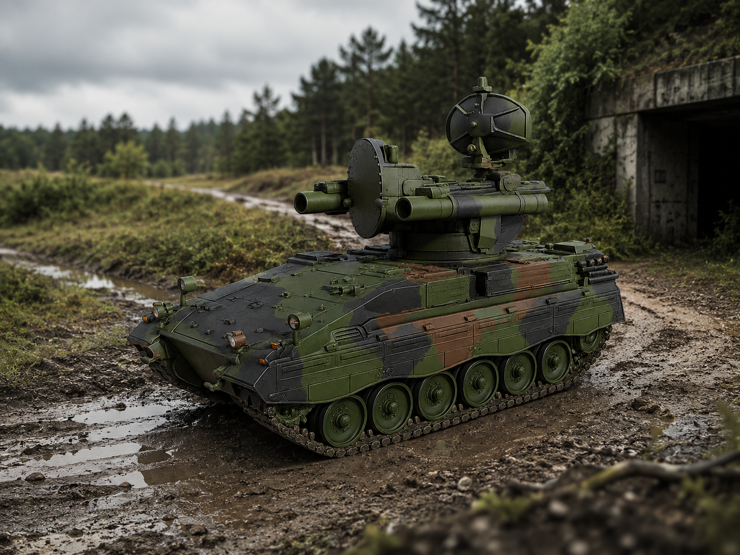 FlaRakPz Roland Mobiler Flugabwehrraketenpanzer