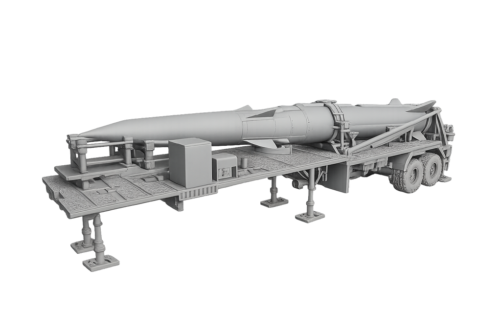 Pershing II auf Transport- und Startanhänger
