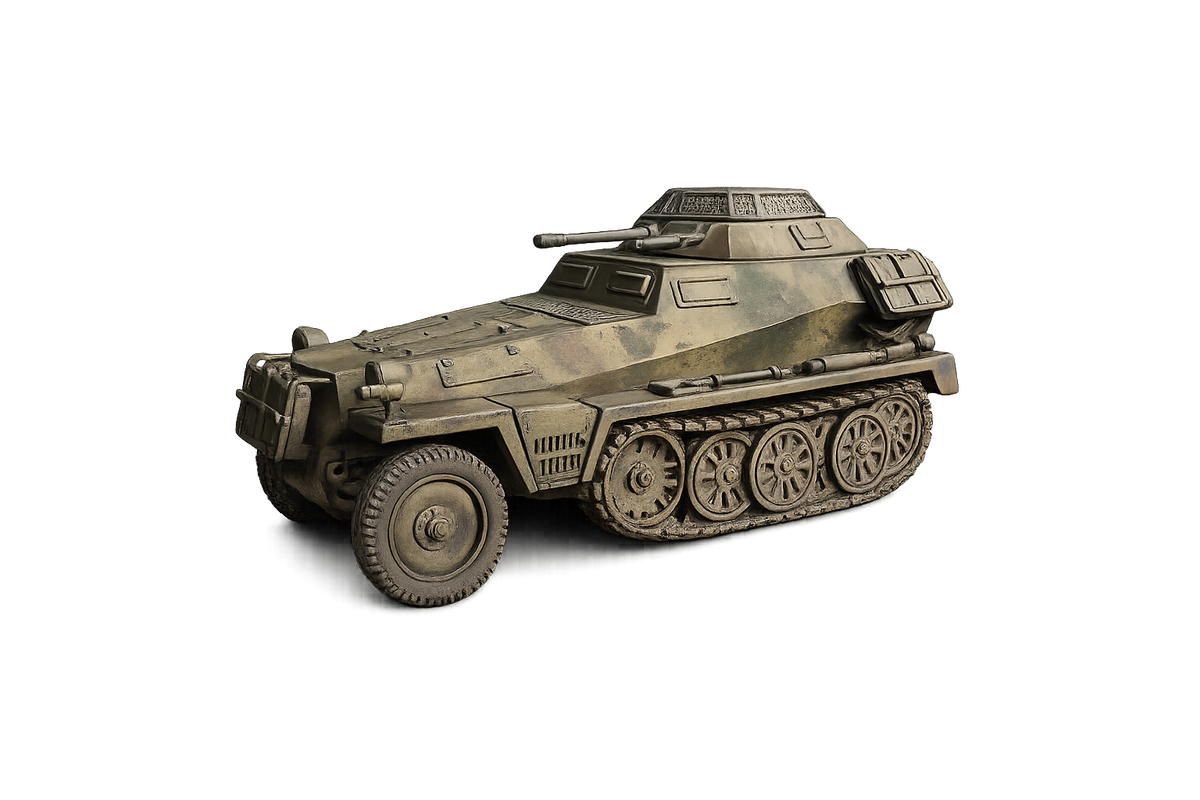 Sd.Kfz. 250/9 „Alte“ Leicht gepanzertes Halbketten-Aufklärungsfahrzeug Gerät 883