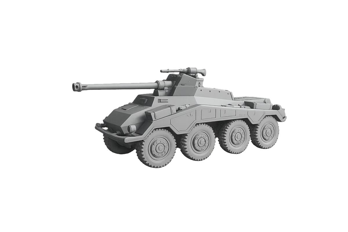 Sd.Kfz. 234/4 Schwerer acht­rädriger Panzerspähwagen und Panzerabwehrkanonenwagen Gerät 96