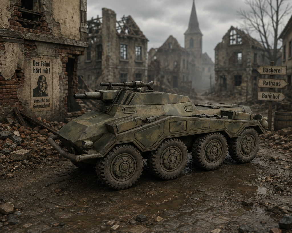 Sd.Kfz. 234/3 „Stummel“ Schwerer Panzerspähwagen (7,5 cm K 51) Gerät 94