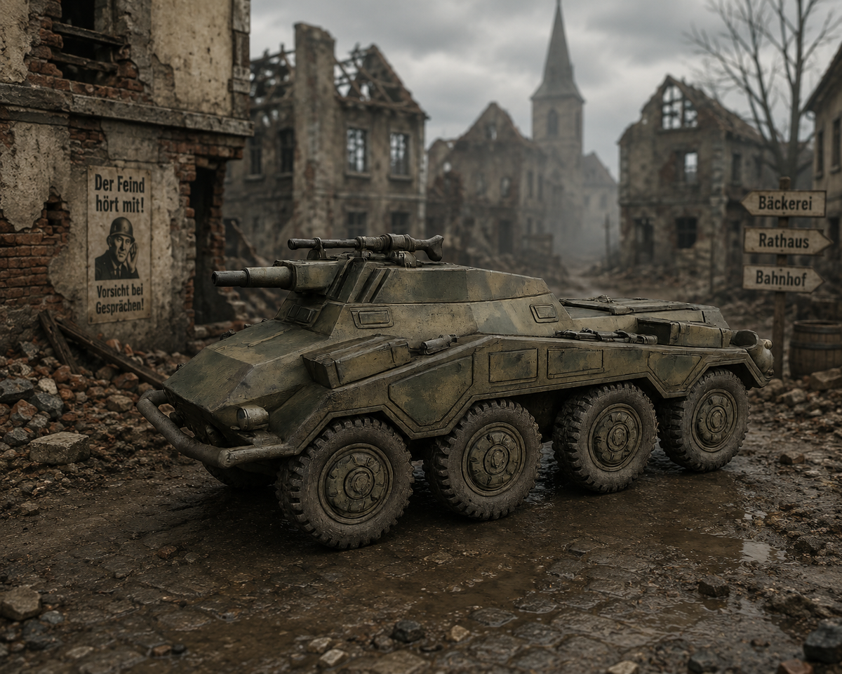 Sd.Kfz. 234/3 „Stummel“ Schwerer Panzerspähwagen (7,5 cm K 51) Gerät 94