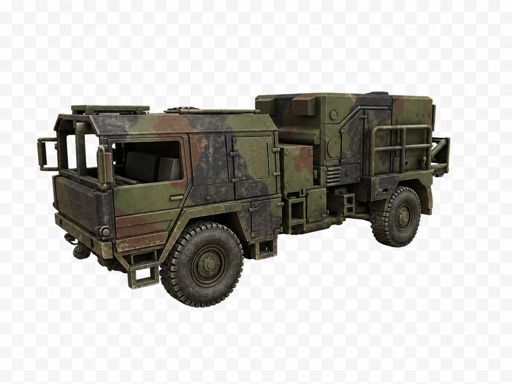 MAN 5 t mil gl Feuerleitsystem FERA Transport-Modus