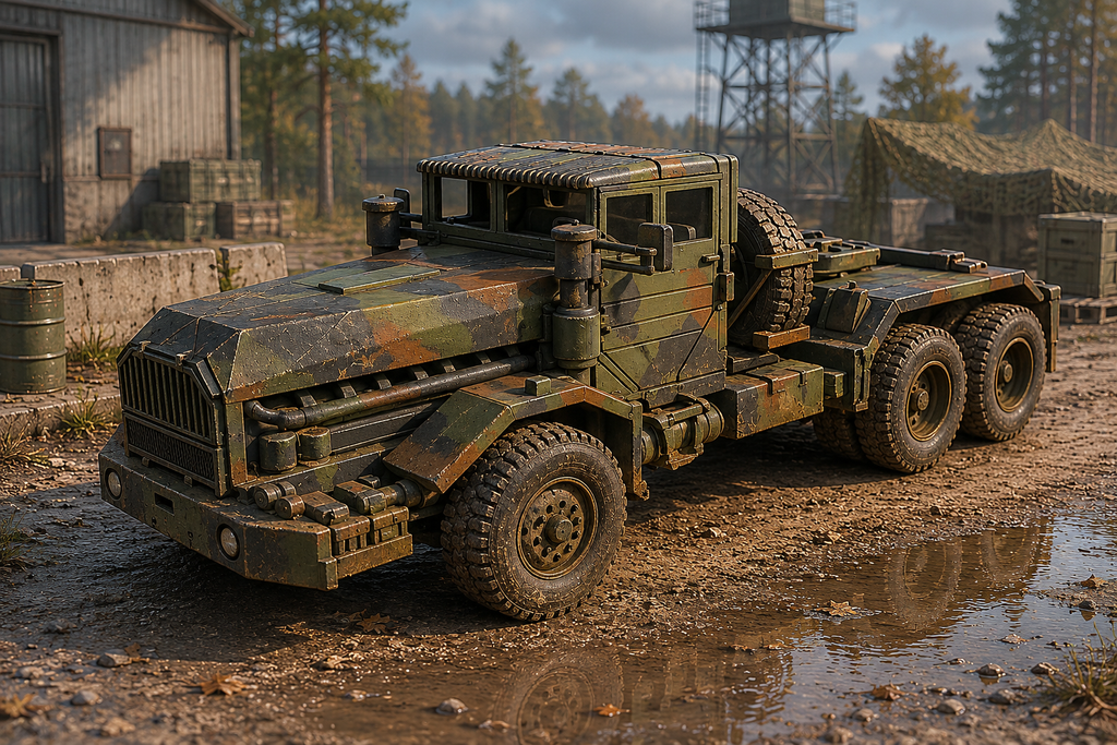 FAUN L 912/SA Schwere geländegängige Sattelzugmaschine