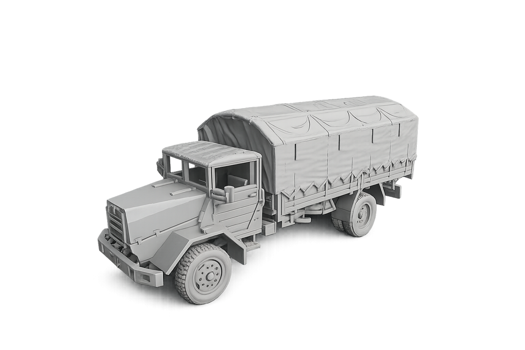 MAN 630 Hochgeländegängiger Transport- und Versorgungs-Lkw Pritschen-Lkw mit Planenaufbau
