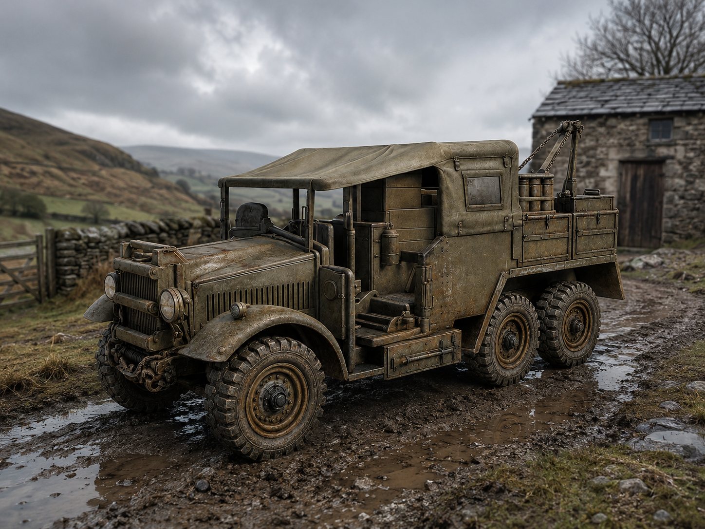 Morris Commercial CDSW 6x4 Abschleppwagen