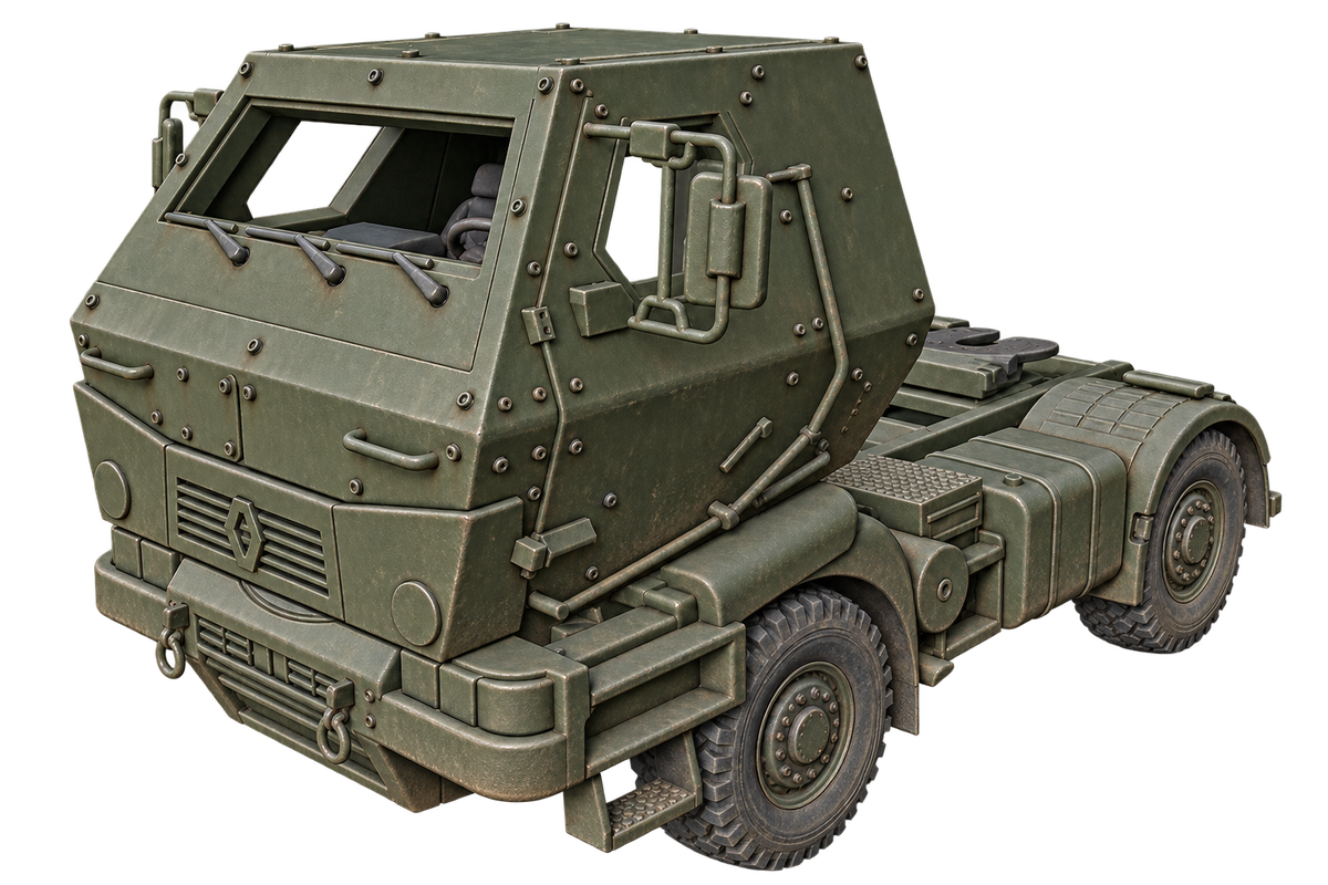Renault Kerax 410 DXi Schwere Baustellen- und Geländesattelzugmaschine