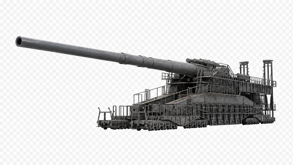 80-cm-Kanone (E) Schwerer Gustav Überschweres Eisenbahngeschütz