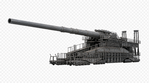 80-cm-Kanone (E) Schwerer Gustav Überschweres Eisenbahngeschütz