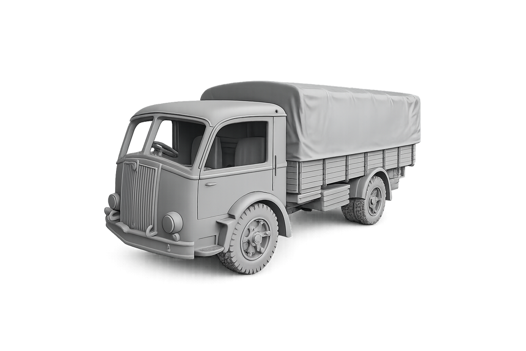 Fiat 666NM mit Pritsche mit Planen-Aufbau